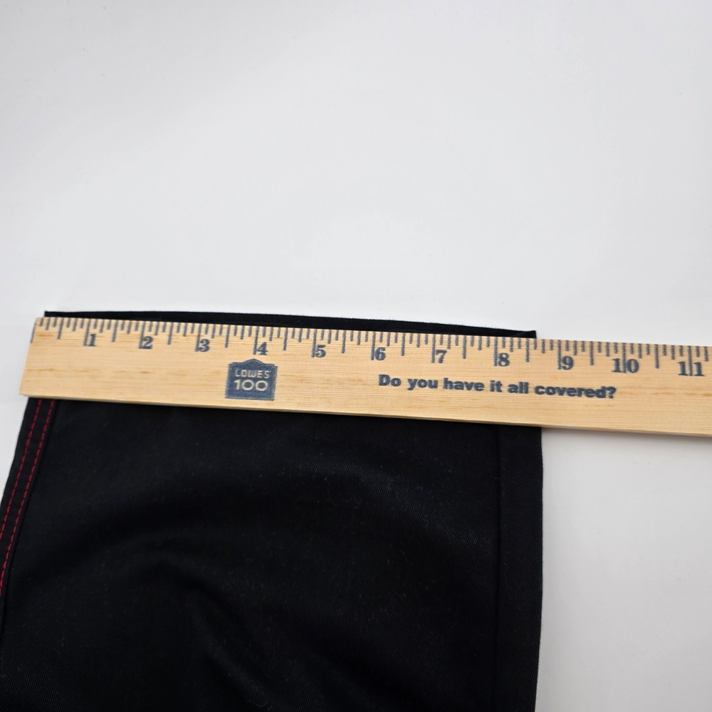 True Religion Cargo Pants Mens Contrast Stitch Jet Black Red 108335 Size 34 NWT - Picture 13 of 13